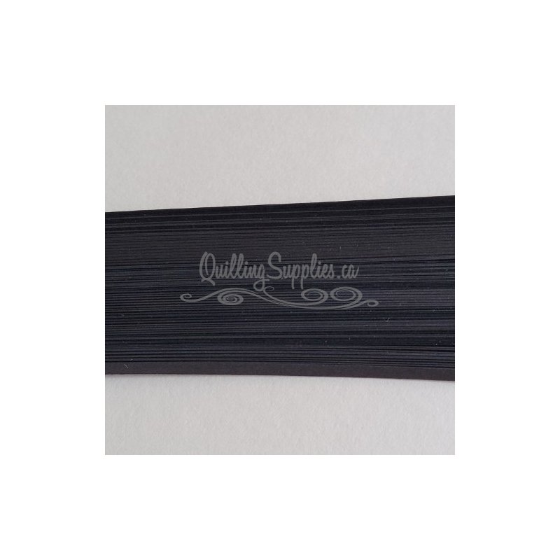 Delightfully Edgy eclipse black quillography strips 176gsm cardstock