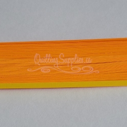 Delightfully Edgy double color orange quillography strips 176gsm cardstock