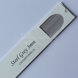 Delightfully Edgy  steel grey quillography strips 176gsm cardstock