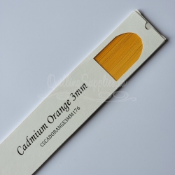Delightfully Edgy cadmium orange quillography strips 176gsm cardstock.