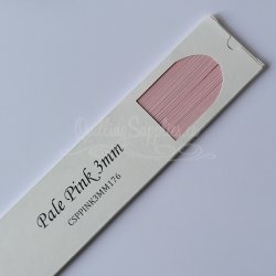 Delightfully Edgy Pale pink quillography strips 176gsm cardstock