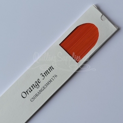 Delightfully Edgy orange quillography strips 176gsm cardstock