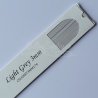 delightfully edgy light grey cardstock strips 3mm