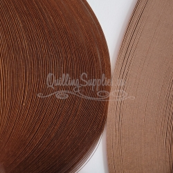 Delightfully Edgy Russet Brown quilling paper