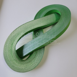 delightfully edgy forest green quilling paper with metallic silver edge