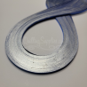 delightfully edgy royal blue quilling paper with metallic soft silver edge