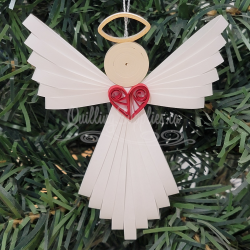 Quilled Angel Ornament Pattern