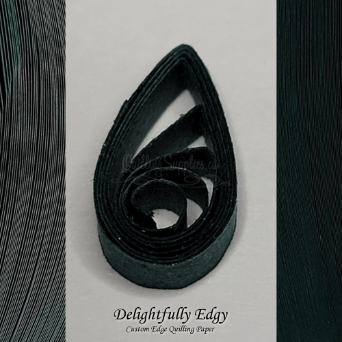 delightfully edgy Sacramento green quilling paper