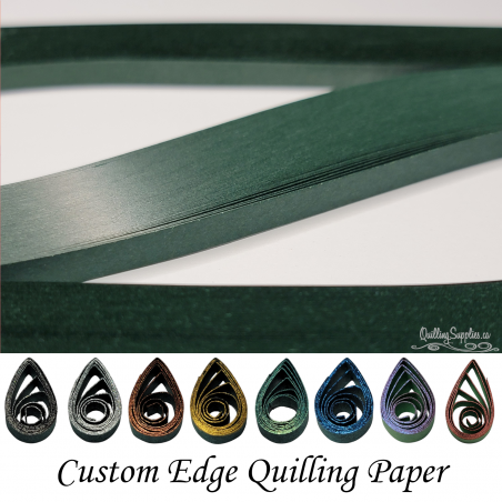 delightfully edgy 15mm Sacramento green quilling paper