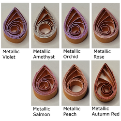 delightfully edgy pumpkin quilling paper metallic teardrops 4