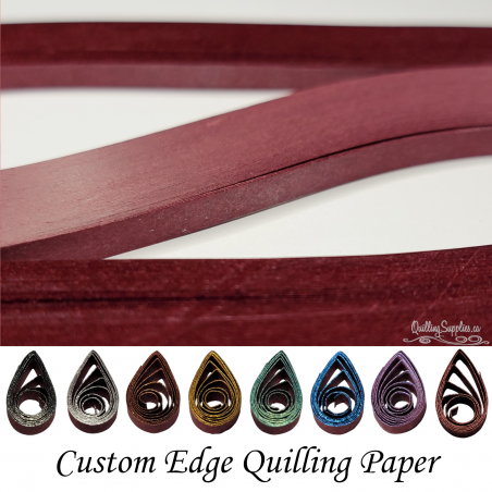 delightfully edgy 15mm mahogany quilling paper