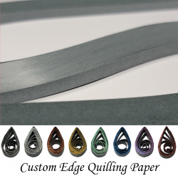 delightfully edgy 15mm grey quilling paper