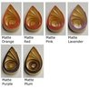 delightfully edgy beige quilling paper matte teardrops 1