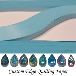 delightfully edgy 15mm light blue quilling paper