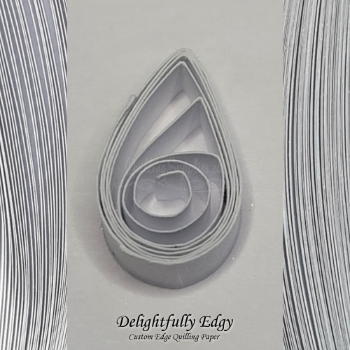 delightfully edgy bright white quilling paper