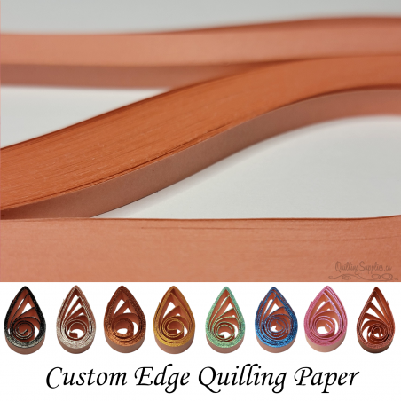 delightfully edgy 20mm coral quilling paper