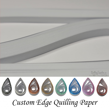 delightfully edgy 20mm bright white quilling paper