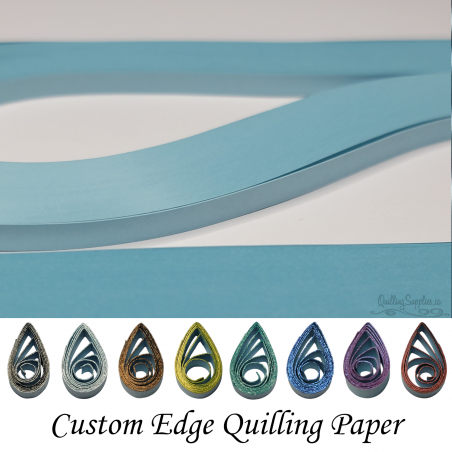 delightfully edgy 20mm baby blue quilling paper