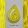 delightfully edgy bright yellow quilling paper
