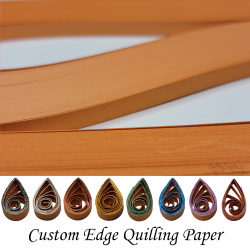 delightfully edgy 30mm pumpkin quilling paper