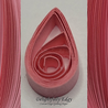 delightfully edgy pink quilling paper