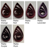 delightfully edgy mahogany quilling paper matte teardrops 2