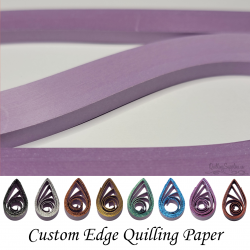 delightfully edgy 30mm lilac quilling paper