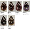 delightfully edgy brown quilling paper matte teardrops 2