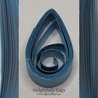 delightfully edgy blue quilling paper