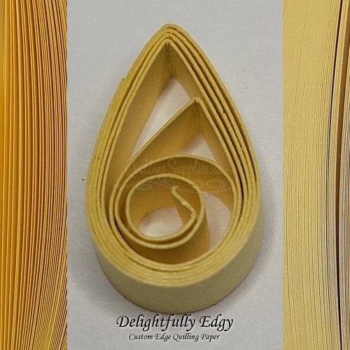 delightfully edgy beige quilling paper