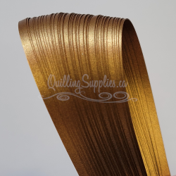 Delightfully Edgy Bronze Shimmer Quilling Paper 3mm