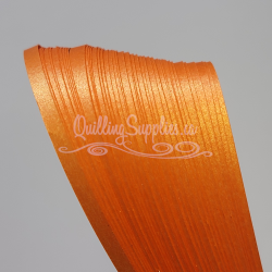 Delightfully Edgy Orange Shimmer Quilling Paper 3mm