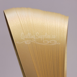 Delightfully Edgy Ivory Shimmer Quilling Paper 10mm