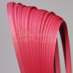 Delightfully Edgy Dark Pink Shimmer Quilling Paper 3mm