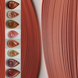 delightfully edgy 3mm coral quilling paper