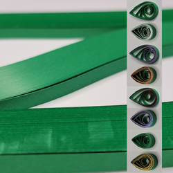 delightfully edgy 5mm emerald green quilling paper