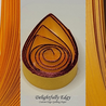 delightfully edgy gold quilling paper with deep red shimmer edge 2