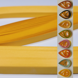 delightfully edgy 5mm gold quilling paper