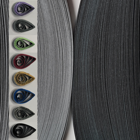 delightfully edgy 3mm grey quilling paper
