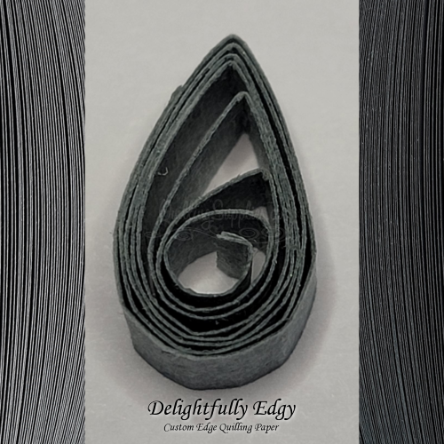 delightfully edgy grey quilling paper