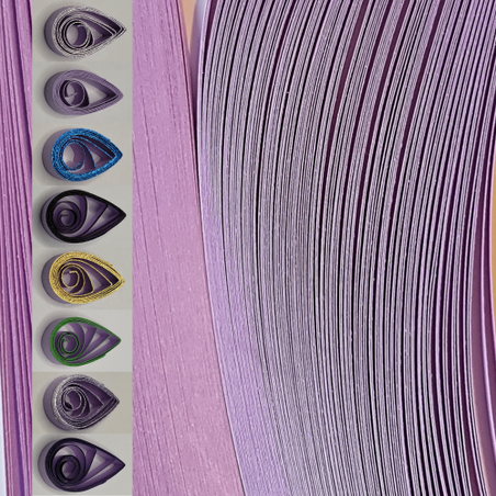 delightfully edgy 3mm lavender quilling paper