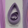 delightfully edgy lavender quilling paper