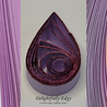 delightfully edgy lavender quilling paper with deep red shimmer edge