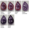 delightfully edgy lavender quilling paper matte teardrops 2