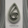 delightfully edgy light grey quilling paper