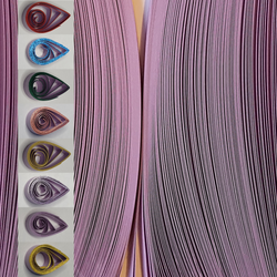 delightfully edgy 3mm lilac quilling paper