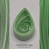 delightfully edgy mint green quilling paper