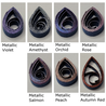 delightfully edgy navy blue quilling paper metallic teardrops 4