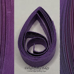 delightfully edgy purple quilling paper