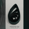 delightfully edgy Sacramento green quilling paper